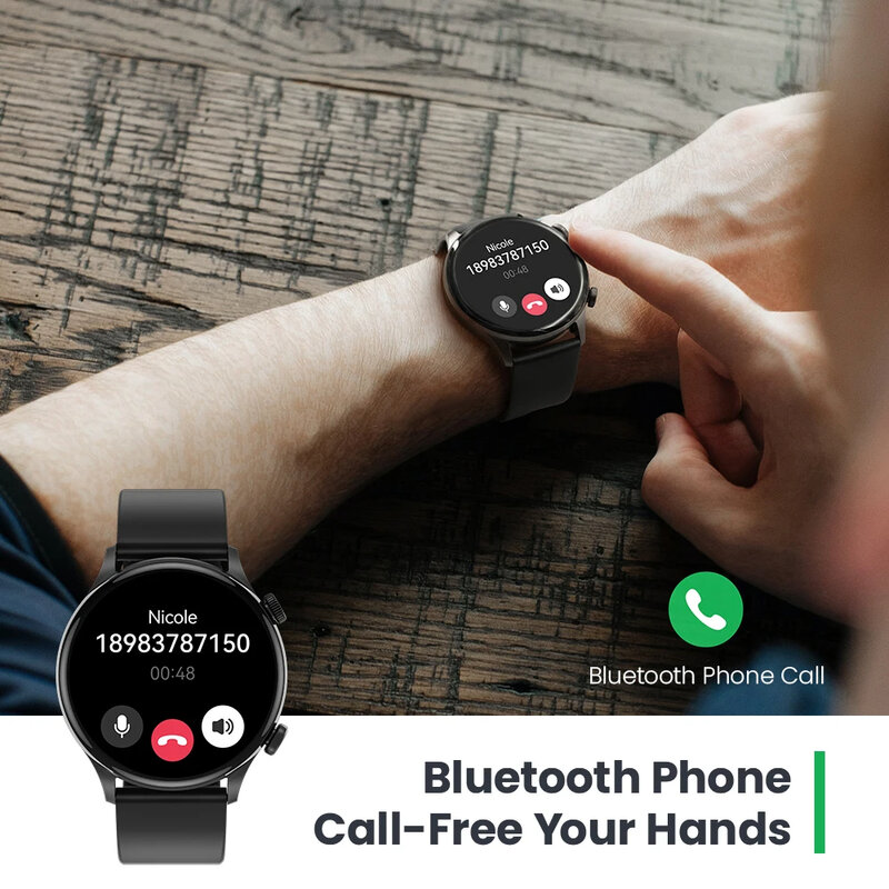 HAYLOU Solar Plus RT3 Smart Watch 1.43"AMOLED Display Bluetooth Phone Call Smartwatch Health Monitor IP68 Waterproof Sport Watch