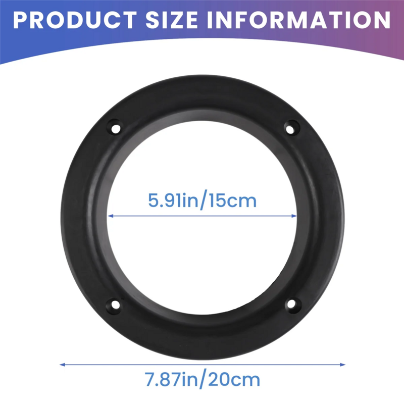 200mm Plastic O Ring for Sandblasting Gloves Sandblast Cabinet Parts