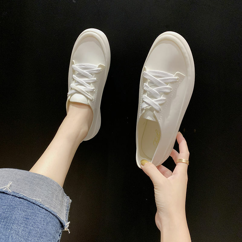 2022 nowe modne buty damskie płaskie kalosze przezroczyste kalosze buty z PVC wodoodporne buty studenci kalosze Mujer tanie