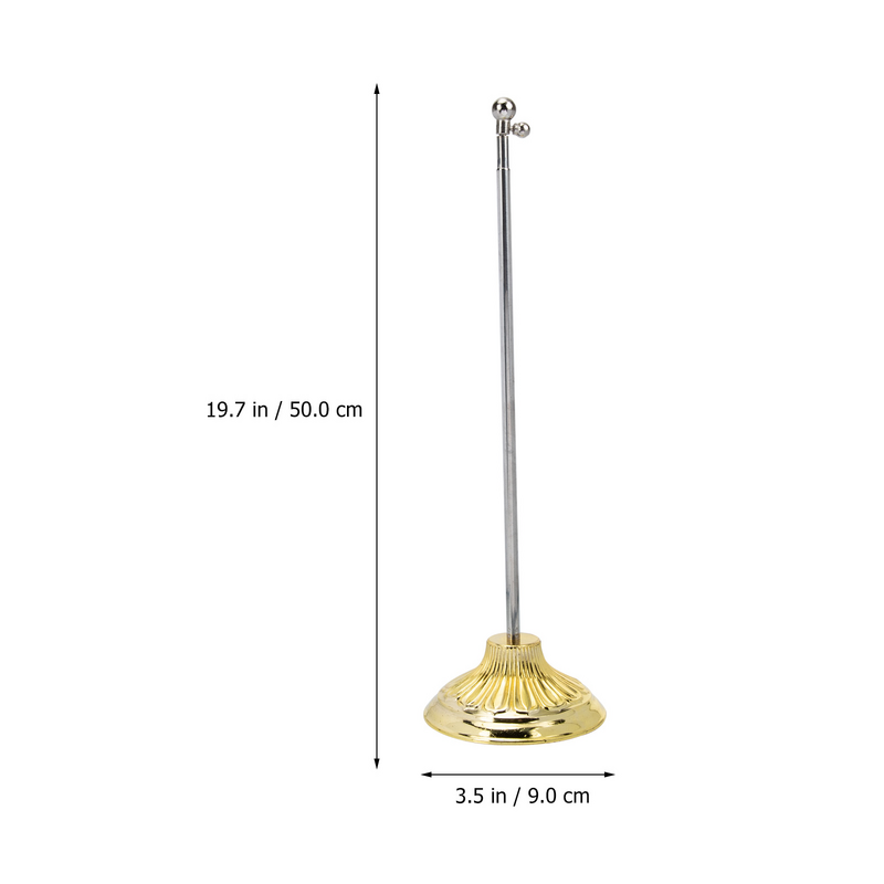 Fahnen halter Stange Tischst änder Schreibtisch Flaggen Mini Basis Teleskop halter Stick Aut ofens ter Fahnenmast Miniatur Büro Handst änder gehalten