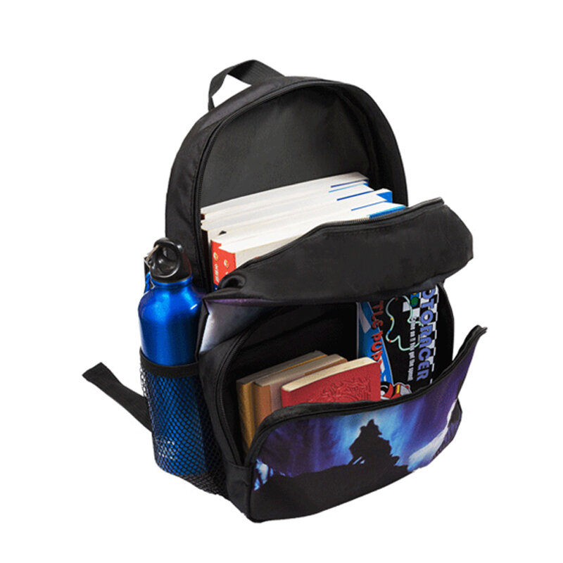 Школьный рюкзак для мальчиков и девочек, ранец с мультипликационным принтом ЭКГ 13 дюймов для учеников и студентов, подарок