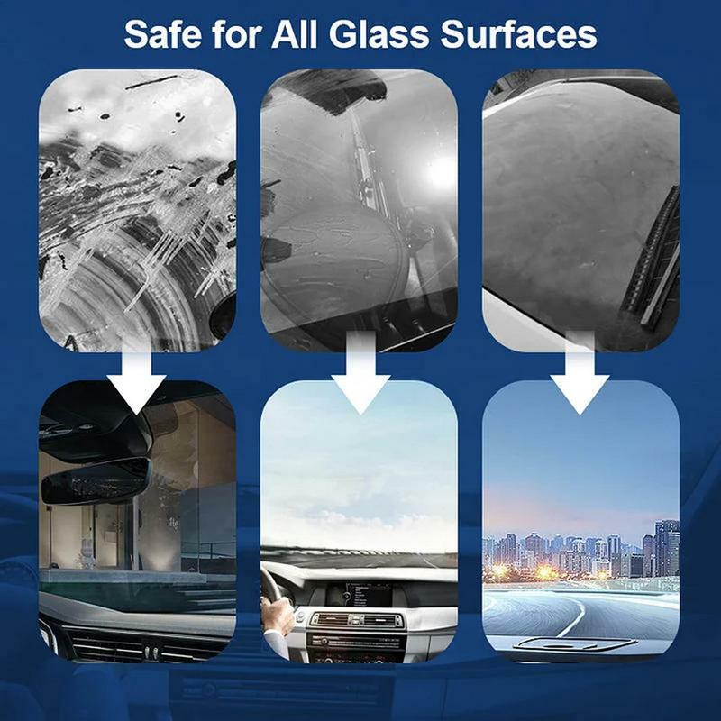 Removedor de película de aceite de vidrio automotriz, limpiador de película de aceite de vidrio, solución de limpieza versátil, accesorios para automóviles, 100ml