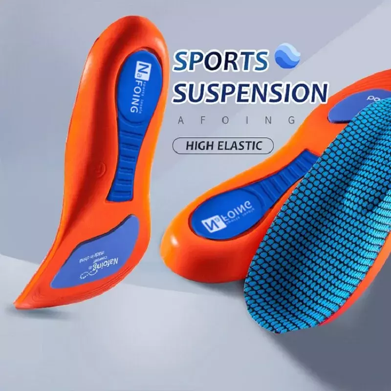 Спортивные ортопедические стельки для ног, дышащие амортизирующие, Эва, спортивные, для бега, баскетбола, уход за обувью