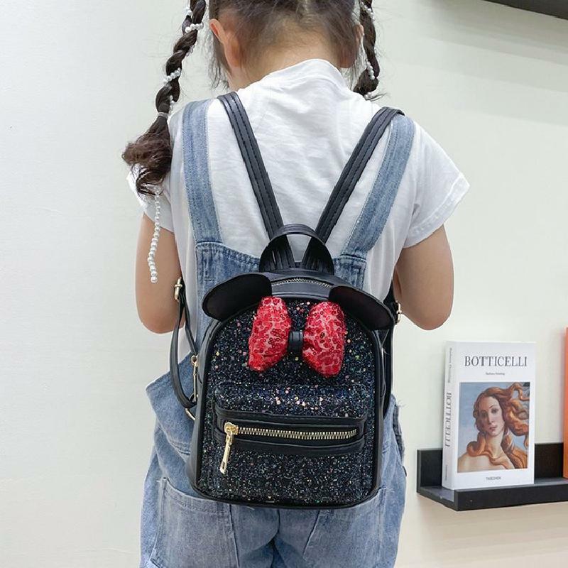 Przedszkole mała klasa tornister chłopiec dziewczyna dziecko śliczna kreskówka Minnie księżniczka Mickey Mouse plecak 3-7y dziecko Pu worek do przechowywania