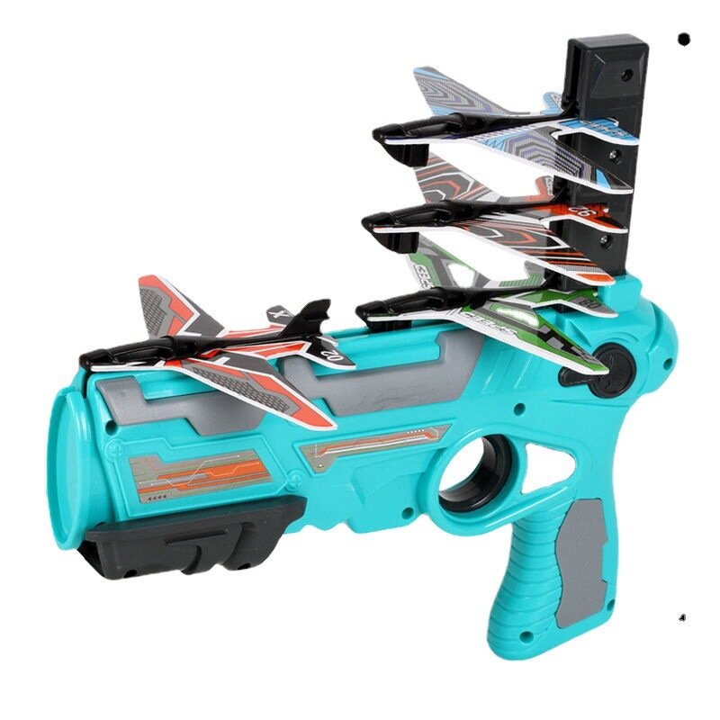 Jogo de tiro infantil Ejection Aircraft, brinquedos esportivos infantis ao ar livre para meninos, conjunto de 3 aviões pequenos