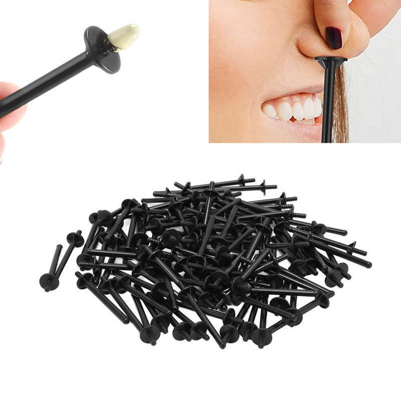 Nose Waxing Strips para Nostril, Nose Wax Applicator, Hair Removal Tool, removedor, limpeza Wax Kit Acessórios, PP, 10 Pcs, 100Pcs