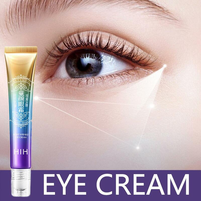 Retinol krim mata Anti keriput, krim penghilang kantung mata hitam bengkak garis halus Anti perawatan lingkaran pemijat mata B1Y1