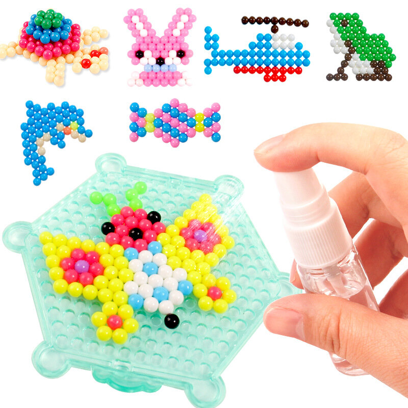 Per 5mm acqua perline magiche strumenti accessori bordo bambini modello Puzzle bambini giocattoli educativi ragazzi ragazze incantesimo perline Montessori
