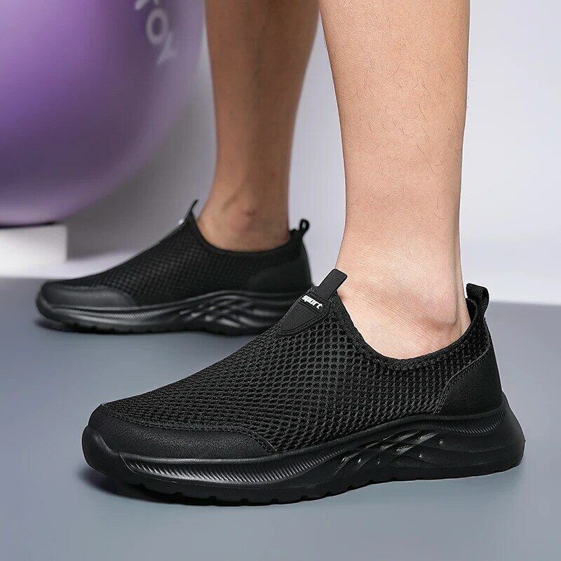 Herren Casual Sneakers Soft Mesh durchlässige Freizeit schuhe für Herren Stoß dämpfung leichte MD Laufsohle Casual Laufschuhe