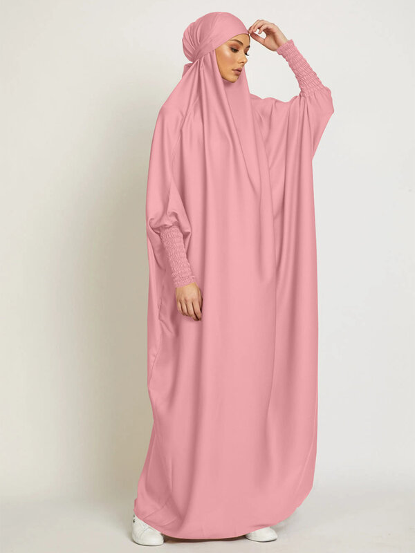 Vestiti di preghiera abbigliamento islamico delle donne Jilbabs Butterfly Abaya Dubai abito musulmano saudita Ramadan Eid Jilbeb abiti modesti Turk