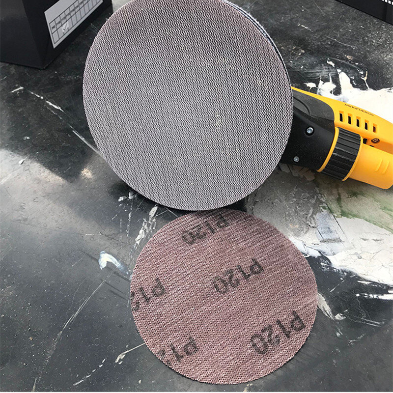 6 Inch Orbital Sander mesh sandpaper for cars body sanding abrasive disc 150mm Hook & Loop Anti-Blocking industrial Grinding