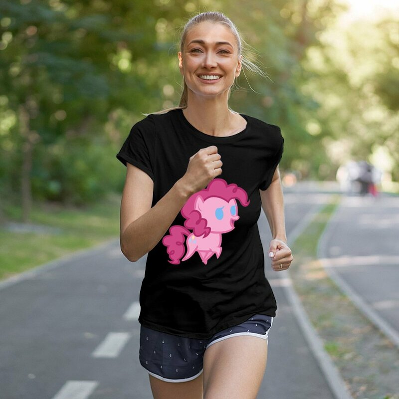 Pinkie Pie Chibi T-Shirt Vintage Kleding Schattige Kleding T-Shirt Voor Vrouwen