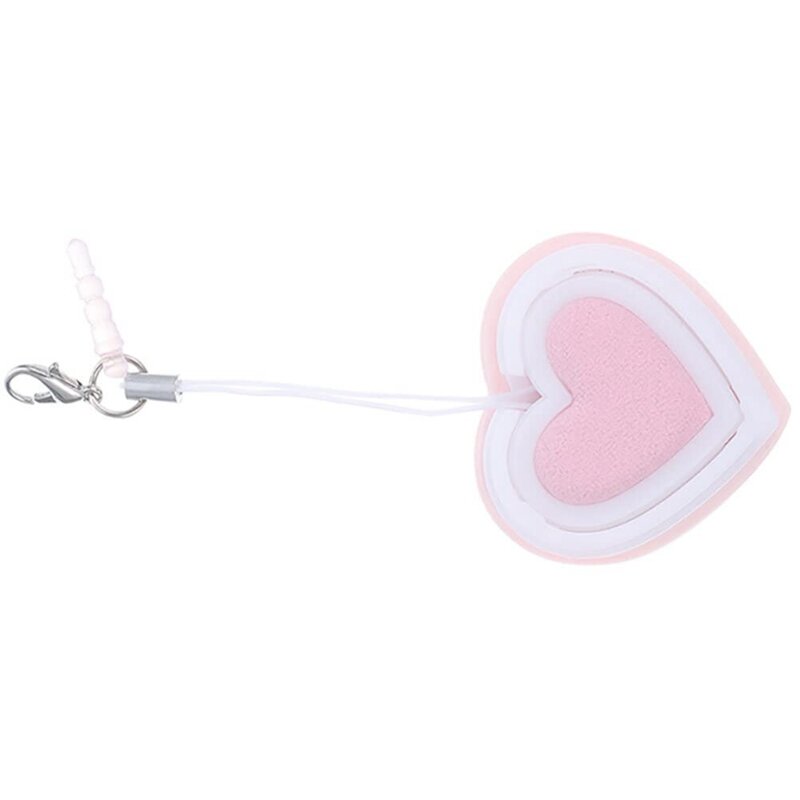 1 pezzo Love Heart Shape Phone Wipe Cloth Lens Wipe Camera Lens Wipe Cleaning Tools colore casuale