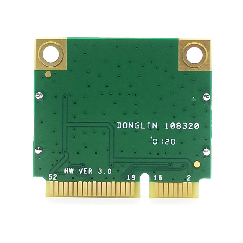 RTL8822CE-Carte réseau Mini PCIe WiFi, Stérilisation, 1200Mbps, 2.4G, 5 mesurz, 11AC, Bluetooth 5.0, Support, Ordinateur portable, PC, Windows 10/11
