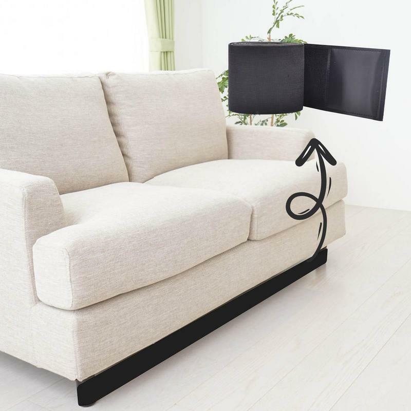 Bloqueador de juguete para debajo del sofá, protector de parachoques para evitar que las cosas se deslicen debajo del sofá, duradero y fuerte, fácil de usar