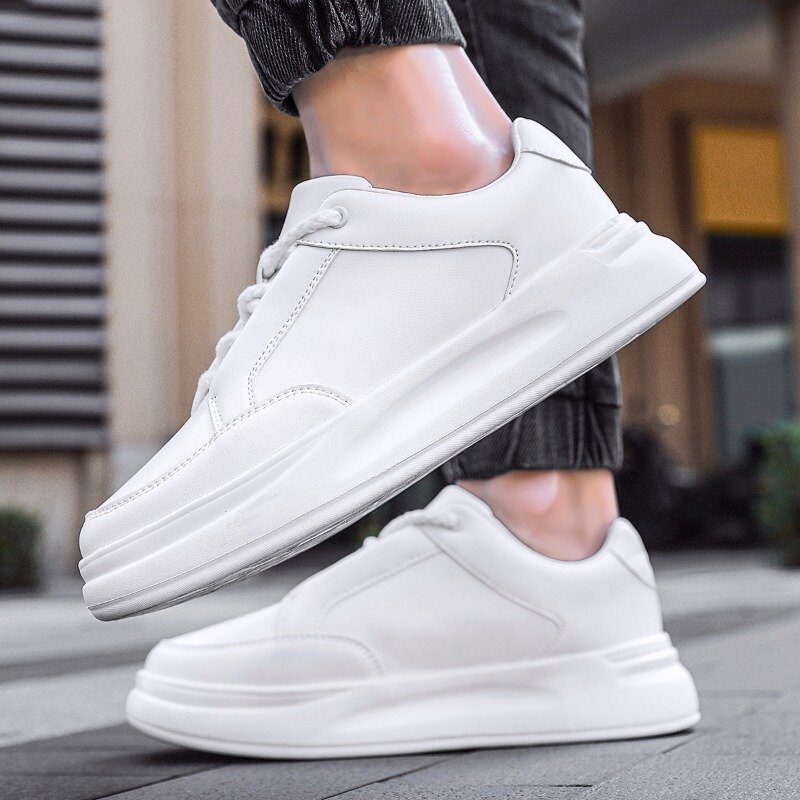 Damyuan Women Running Walking Shoes Fashion White Breathable Platform Lace-Up Casual Sneakers Ladies Trainers Zapatos De Mujer