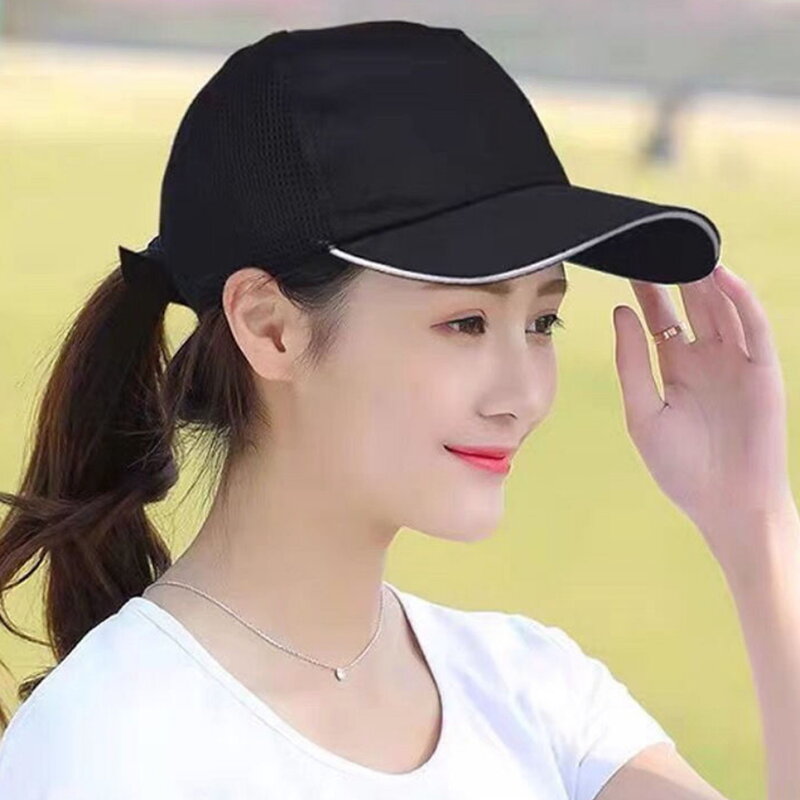2022 Unisex Breathable Mesh Cap Summer Sunscreen Visors Hats Street Hip Hop Snapback Hat Friends Print Pure Cotton Baseball Caps