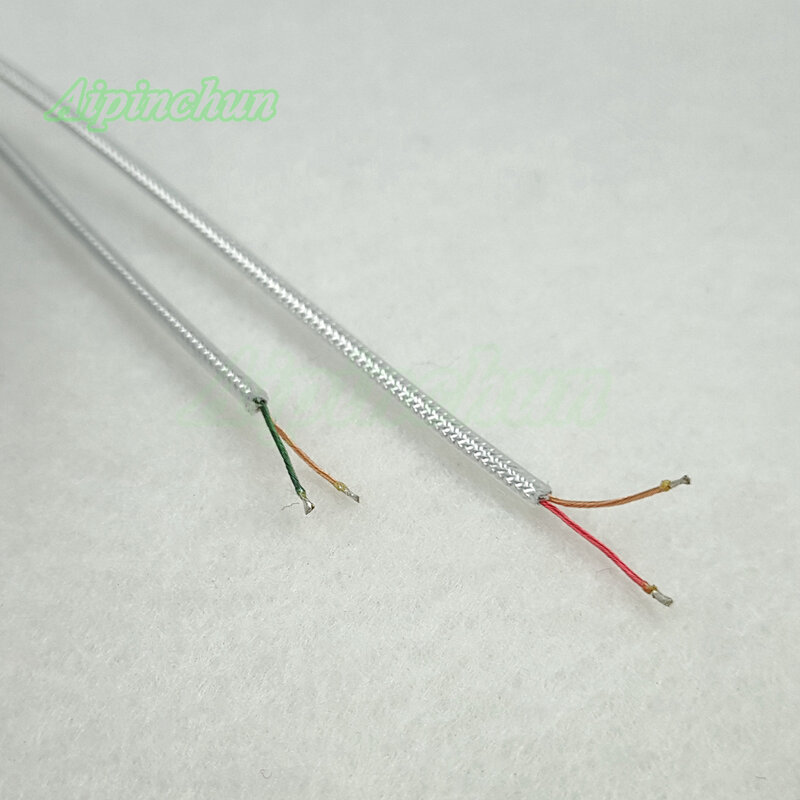 Aipinchun 3,5 мм 3-полюсный разъем типа DIY для наушников аудио кабель для ремонта наушников Замена провода шнур Серебряный цвет