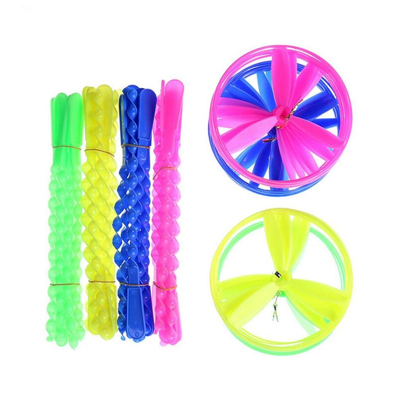 1pc Novelty Plastic Bamboo Dragonfly Propeller Baby Kids Outdoor Toy Tradition Classic Nostalgic Toys Flying Arrows