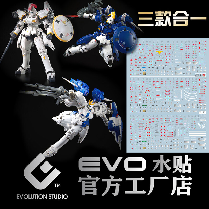 EVO Water Decals Model Slide Decals Tool For 1/144 RG Tallgeese Fluorescent Sticker Toys Accessories