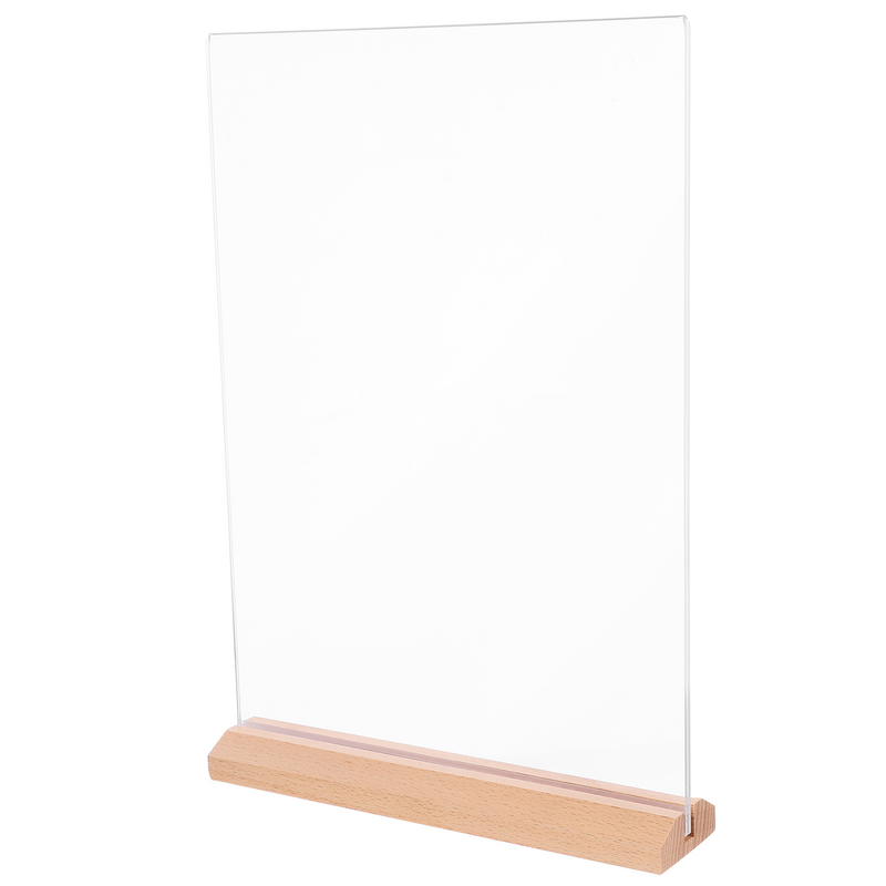 Acrylic Sign Holder Wear-resistant Stand Poster Frames Stable Poster Frames Literature Price Advertising Holders
