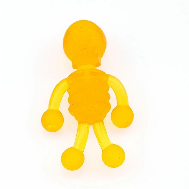 10 Buah Model Zombie Mainan Menyenangkan Penghilang Stres untuk Perhatian Kecemasan Mainan Lelucon TPR Mainan Penekan Kerangka Zombie