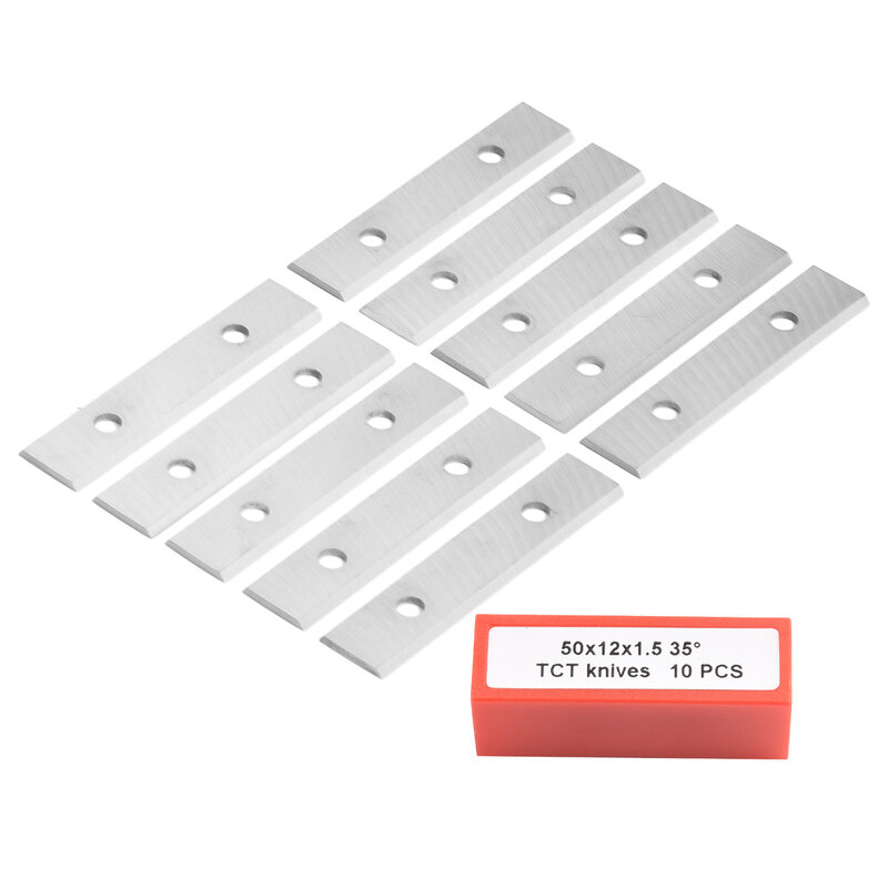 Carbide Inserts Cutter Blades Reversible Insert Replacement Blades Square Paint Scraper Blade Double Edged Blade 50x12x1.5mm