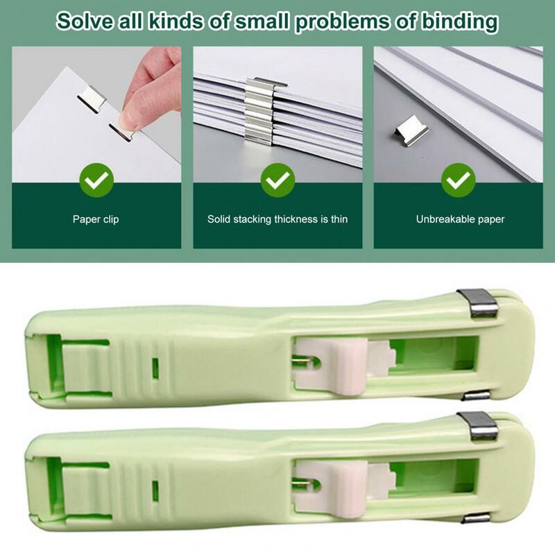 Duurzame Paperclip Dispenser Comfortabele Grip Herbruikbare Nietmachine Clip Bureau Document Paperclip Dispenser