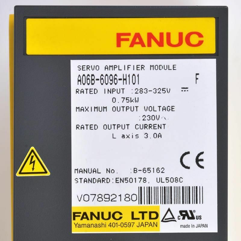A06B-6096-H101 gwarancja na moduł wzmacniacza serwo Fanuc 3 miesiące