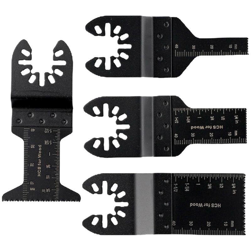4pcs Oscillating Multi Tool Saw Blade MultiTool Cutting Blades For Renovator Electrica Power Cutting Tools 10/20/34/45mm