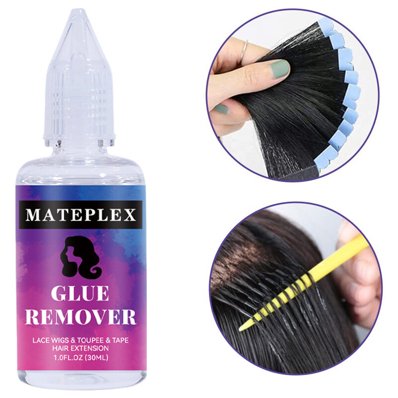 Lace Wig Glue Remover Spray Fast Acting Hair Extension Tape Remover for Hairpieces Wig Toupee Frontal Hair Replacement 30/118ml