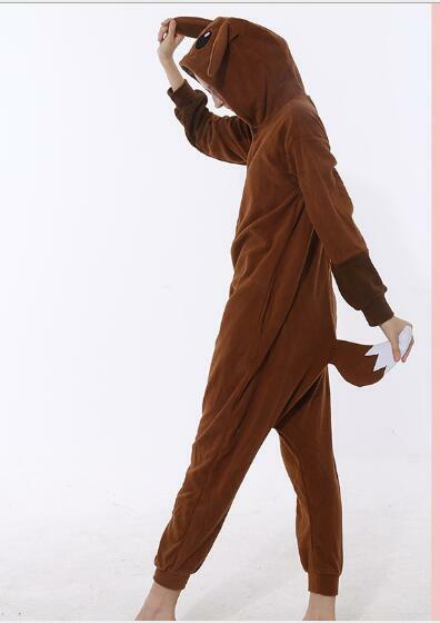 Tier neue erwachsene Kigurumi Stram pler Pyjama niedlichen Kostüme Unisex Party Overall Nachtwäsche Weihnachts geschenk