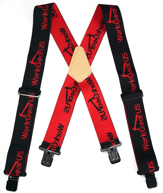 MELOTOUGH ชาย Suspenders ยืดหยุ่นอย่างเต็มที่2นิ้วกว้าง X Back Heavy Duty Work Suspenders วงเล็บสำหรับชายเข็มขัด suspender