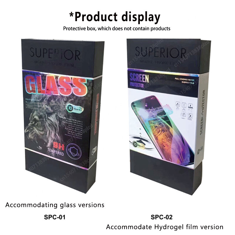 Scatola rigida Super protettiva per AAPLE iphone Samsung Galaxy XIAOMI Mi Redmi POCO custodia protettiva per schermo confezione regalo accessori per telefoni