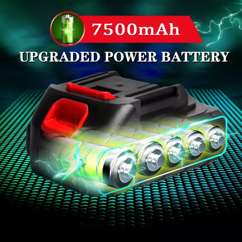 18V Lithium Ion Battery High Capacity Rechargeable with Battery Indicator Battery EUPlug for Makita Cordless Electric Power Tool