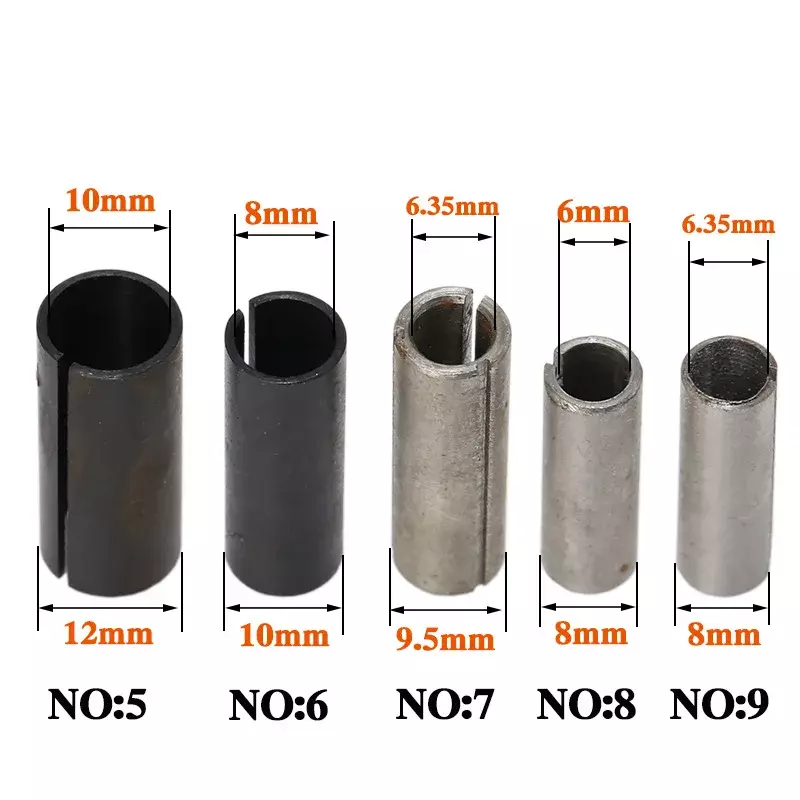 1Pc High Precision Adapter Collet Shank CNC Router Tool Adapters Holder Universal Engraving Sleeve Connected Collet Adapter