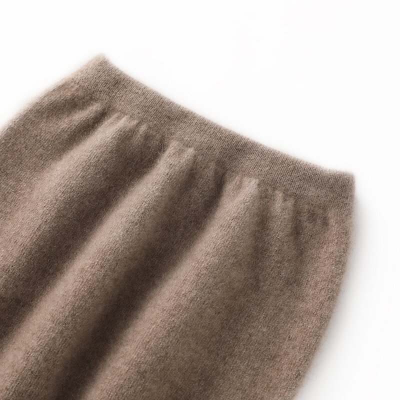 Autunno e inverno elastico maglia Cummerbunds vita supporto per la schiena Fitness donna 100% capra Cashmere caldo freddo dimagrante Shaper