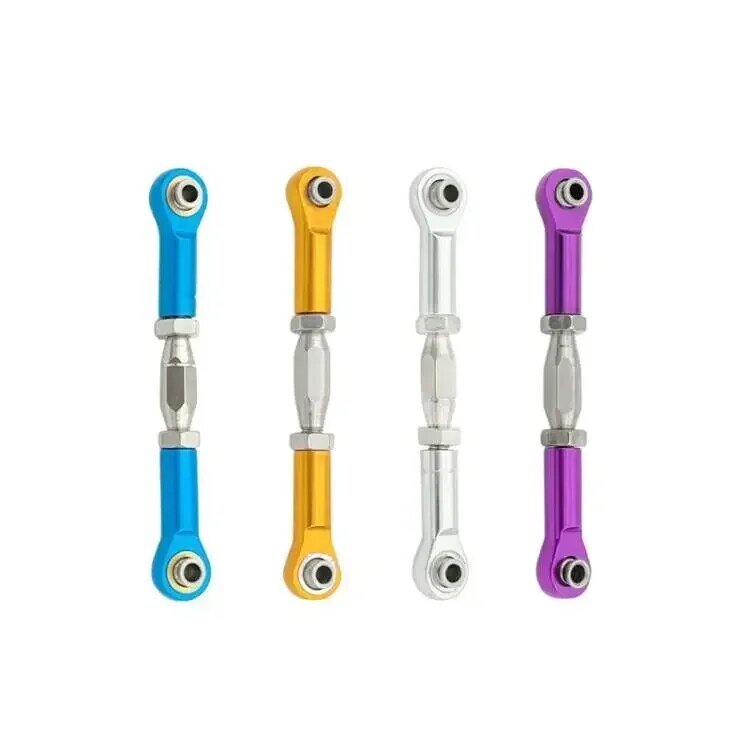 CNC Machined Aluminium Alloy Steering Rod RC Linkage Servo Rod Replacement accessory for HSP 94111 / 94188 RC Car upgrade