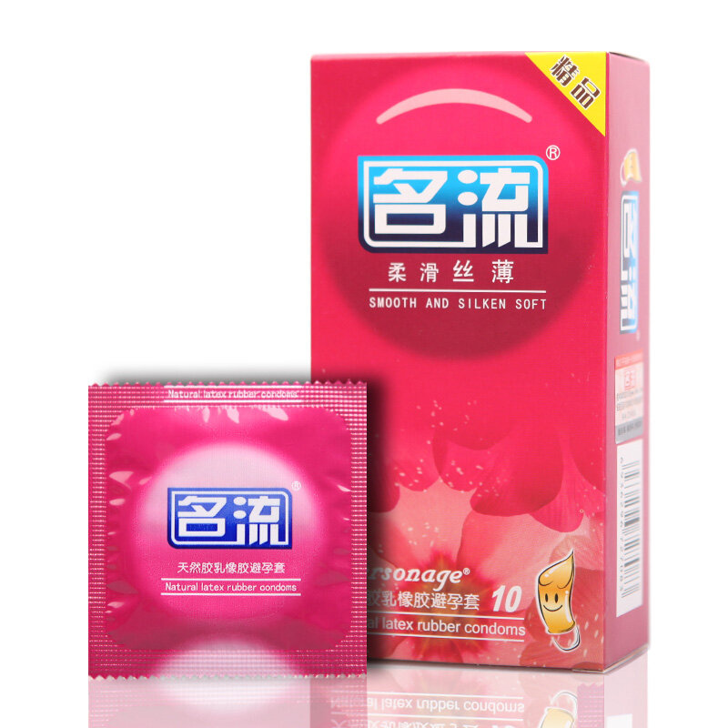 Mingliu-男性用の超薄型天然ラテックスコンドーム,高品質のペニススリーブ潤滑剤,より安全な契約レセプション