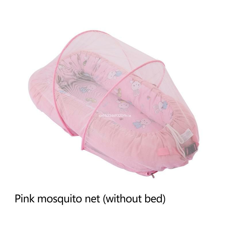 mosquiteira para berço bebê, portátil, dobrável, cama infantil, dossel, insetos/