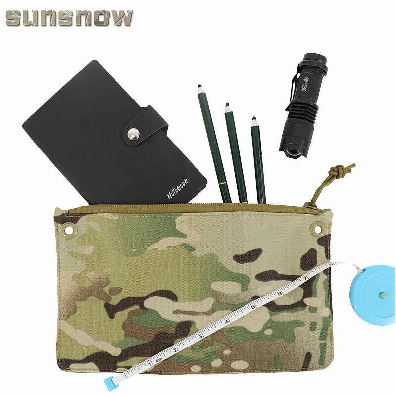 Tactical Portable torba na długopisy biurowe Storage Certificate Pouch Outdoor narzędzie EDC Bag