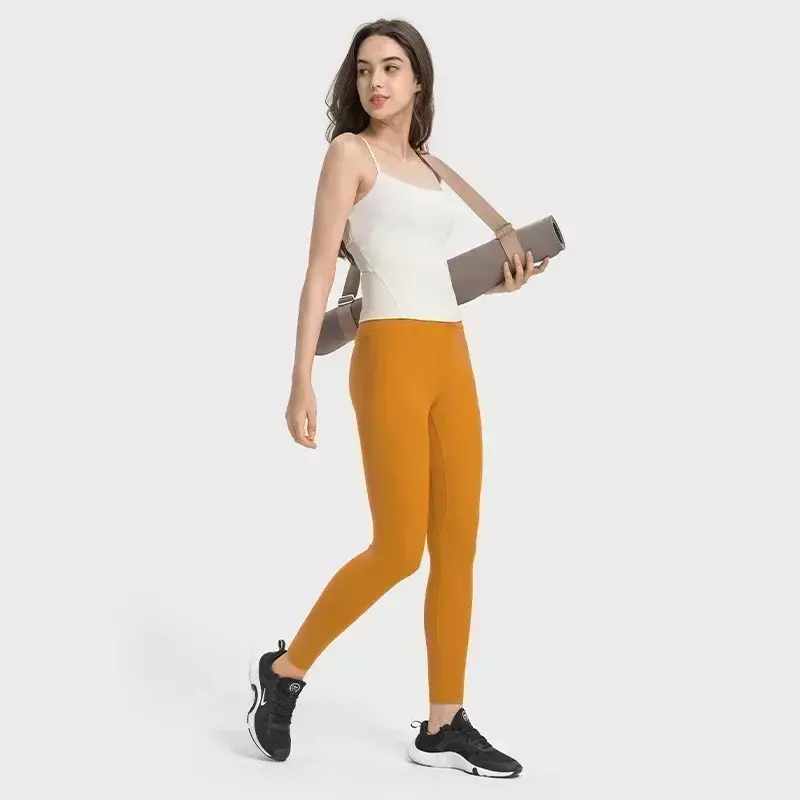 Zitronen Frauen Cross-Back Yoga Weste mit leichter Unterstützung mit Brust polster Spleißen Hohl halfter Fitness Weste Mode Sport Tank Top