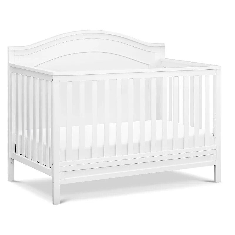 DaVinci Charlie 4-in-1 Convertible Crib in White, Greenguard Gold Certified