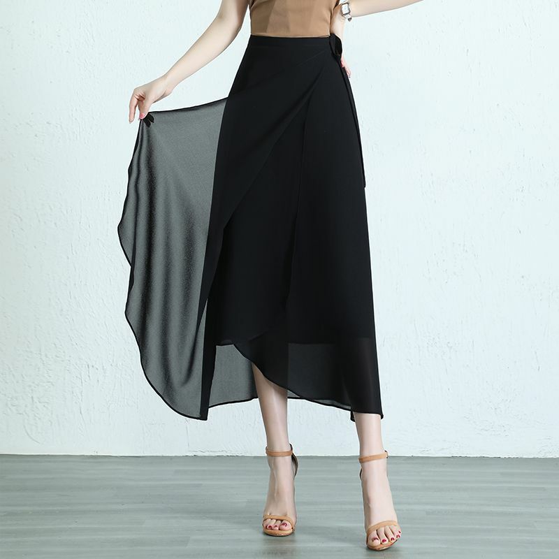 Elegantes einfarbiges langes Kleid mit hoher Taille Sommer Vintage Temperament Damen bekleidung Damenmode Schnürung A-Linie Rock