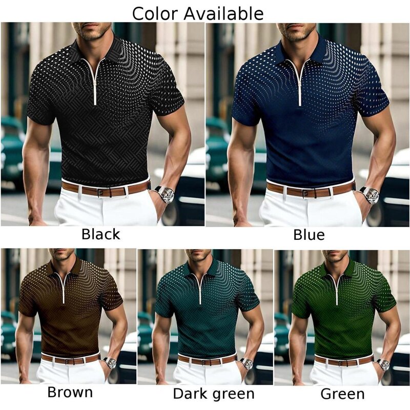 Tee Tops Fitness Muscle Office Print Fashion Pullover Shirt Short Sleeve Slim Fit Soft Blouse T Shirt Business