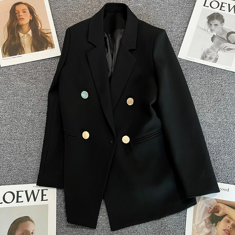 2024 Spring and Autumn New Women's Suit Coat Loose Commuter Leisure Office Blazers