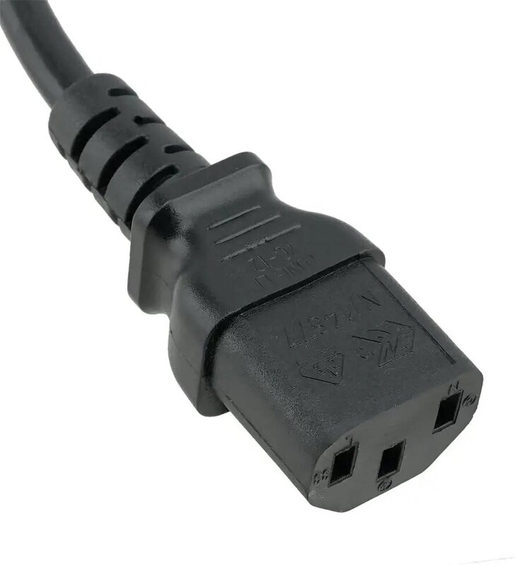 IEC C13 EU Power Cord Cable 10A Extension Cord 3m/10Ft  EU Plug Power Supply Cable For TV HP Dell PC Computer Monitor Printer