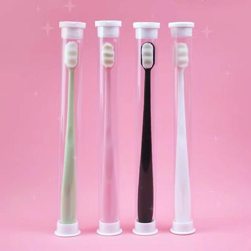 Handheld Wave Shape Bathroom Ultra-fine Teeth Cleaning Oral Toiletries Bristle Toothbrush Nano Toothbrush Oral Care Tools
