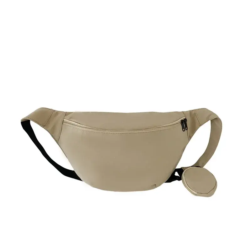 Nylon-Hüft tasche mit Reiß verschluss für Damen Tasche Hochwertige, solide Tasche mit großer Kapazität, lässige und vielseitige Tasche Bolasas Para Mujeres