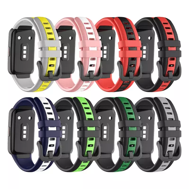 Pulseira esportiva ajustável para Huawei Band 6, Honor Band 6, Pulseiras de Relógio Pulseira para Huawei Band 6 Pro Smart Watch